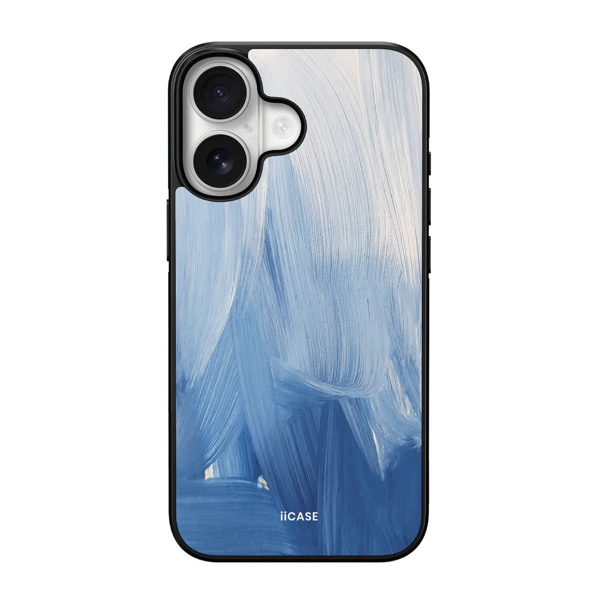 Blue Brush Path Elite iPhone Case