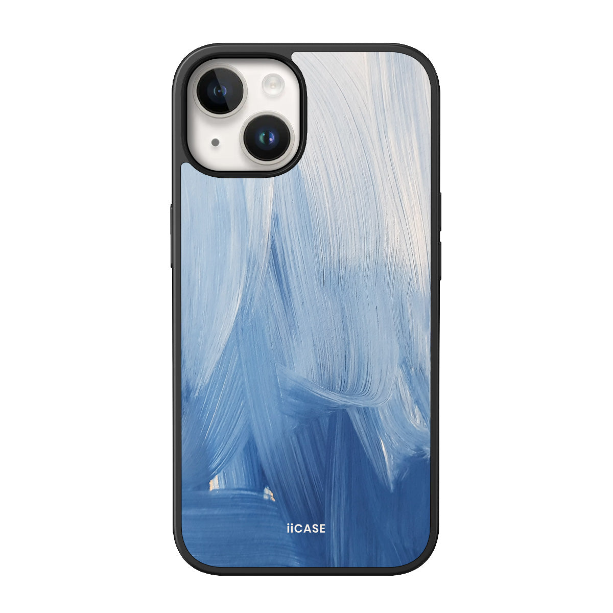 Blue Brush Path Elite iPhone Case