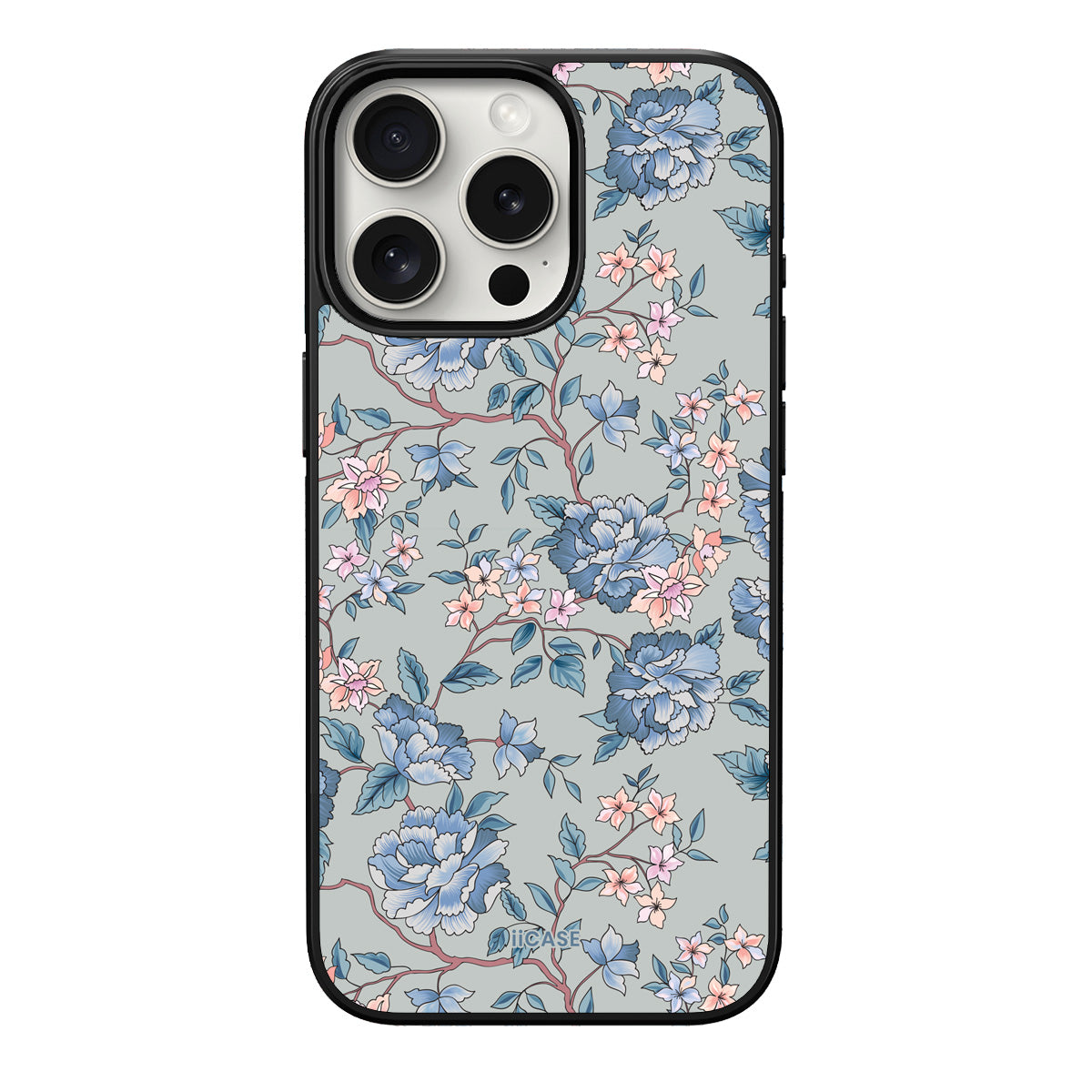 Azure Petal Cascade Elite iPhone Case