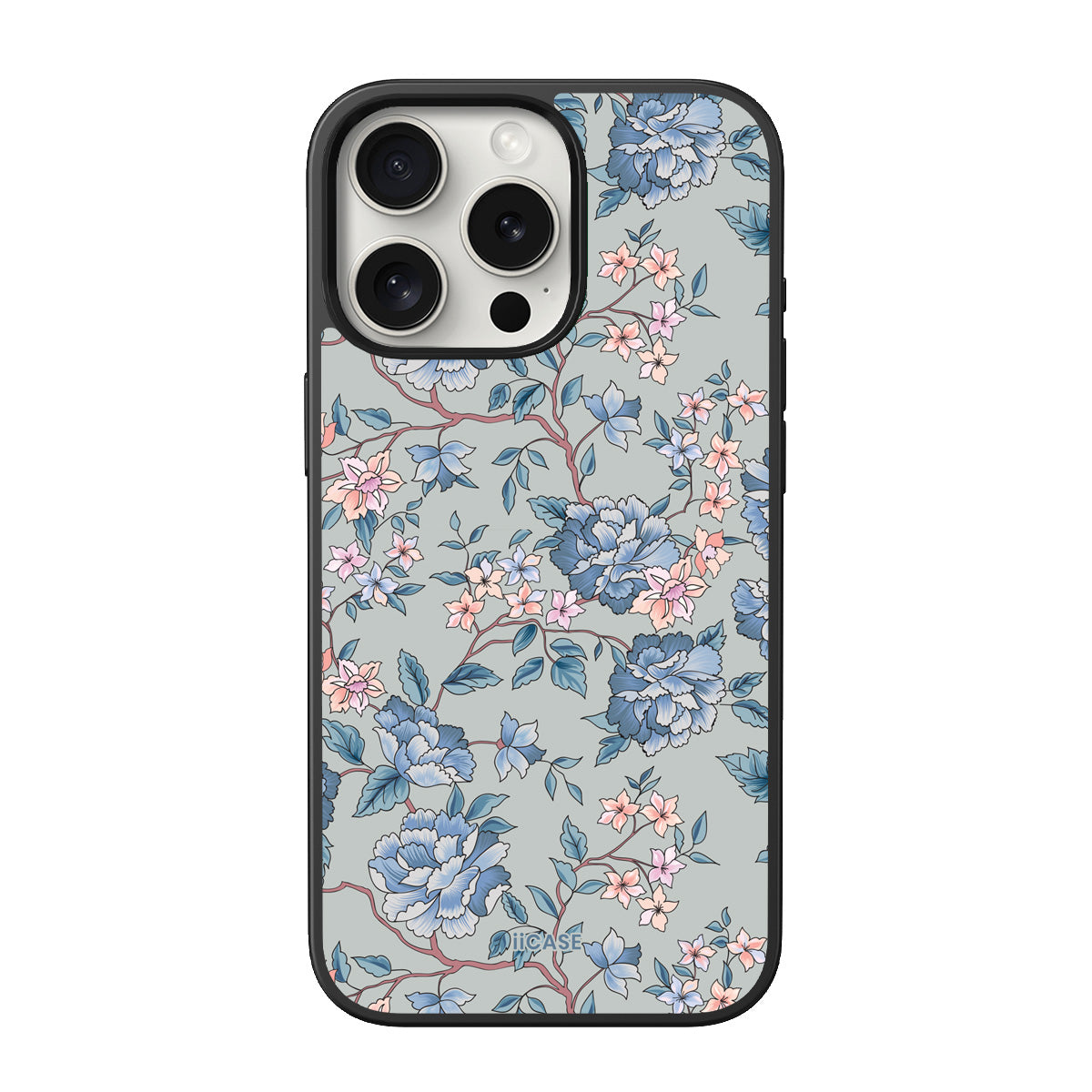 Azure Petal Cascade Elite iPhone Case