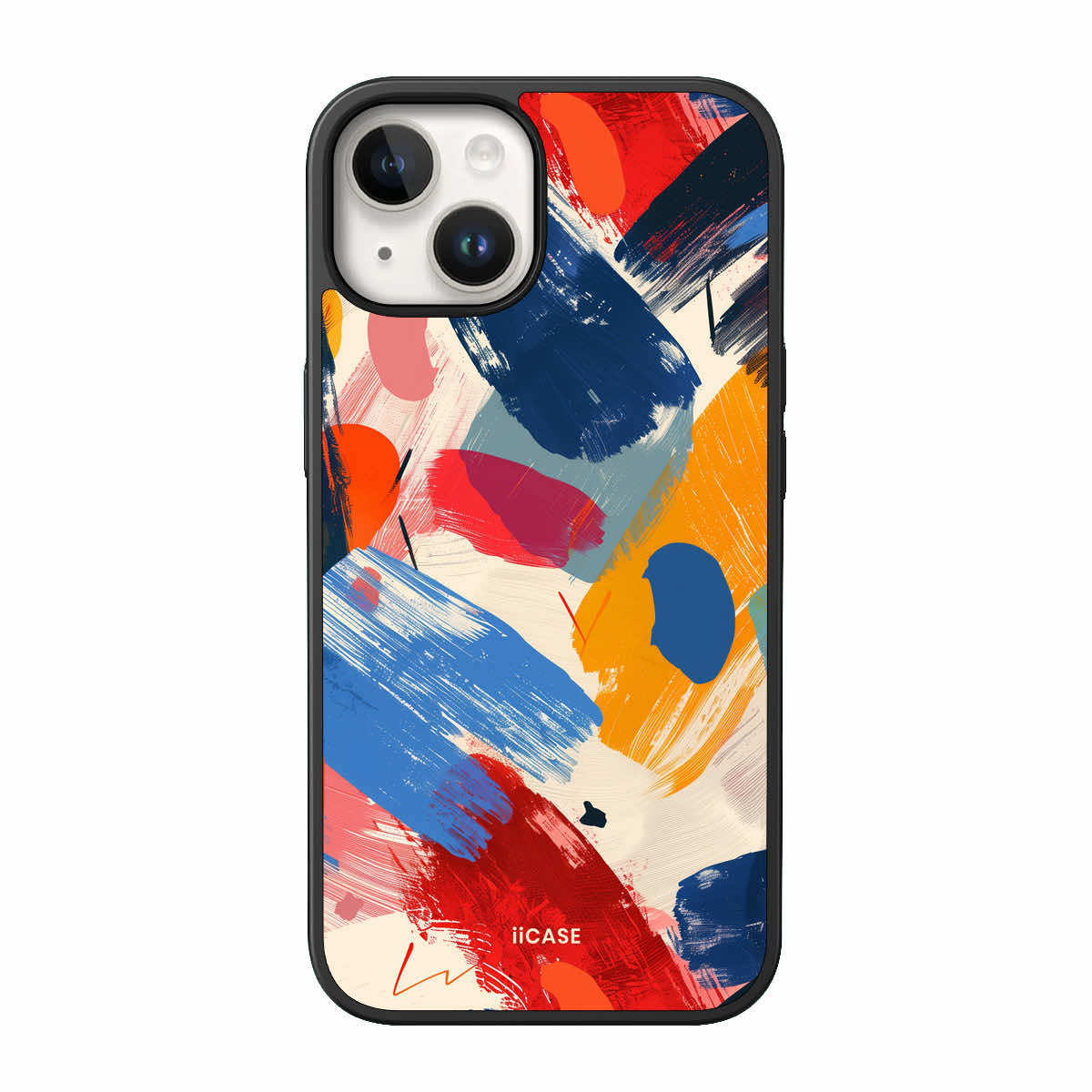Brushstroke Burst iPhone Case