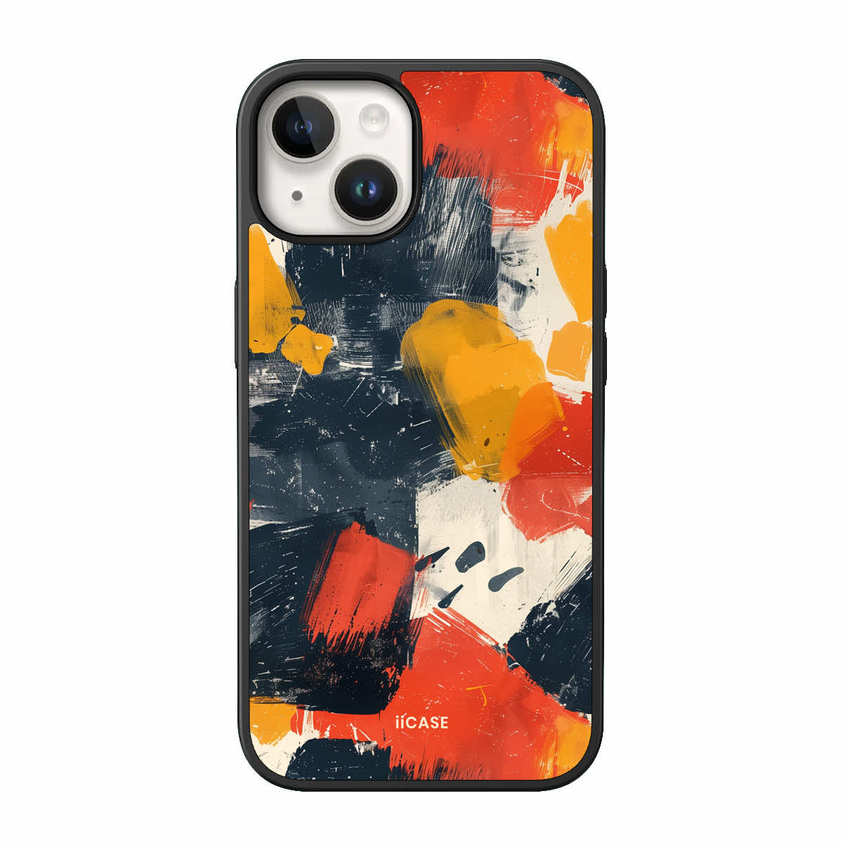 Abstract Paint Splash iPhone Case