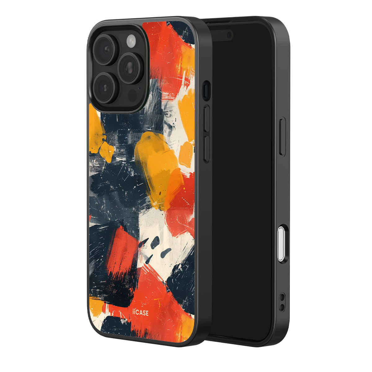Abstract Paint Splash iPhone Case