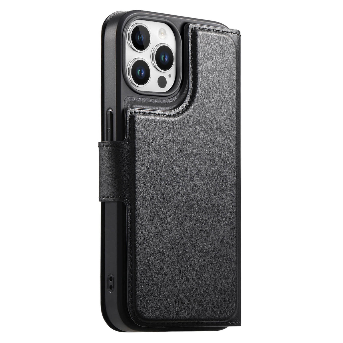 MagSafe Detachable Wallet iPhone Case - Black
