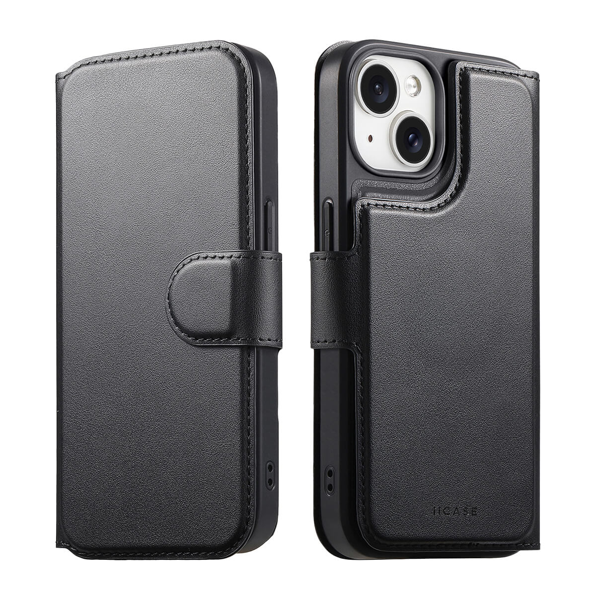 MagSafe Detachable Wallet iPhone Case - Black