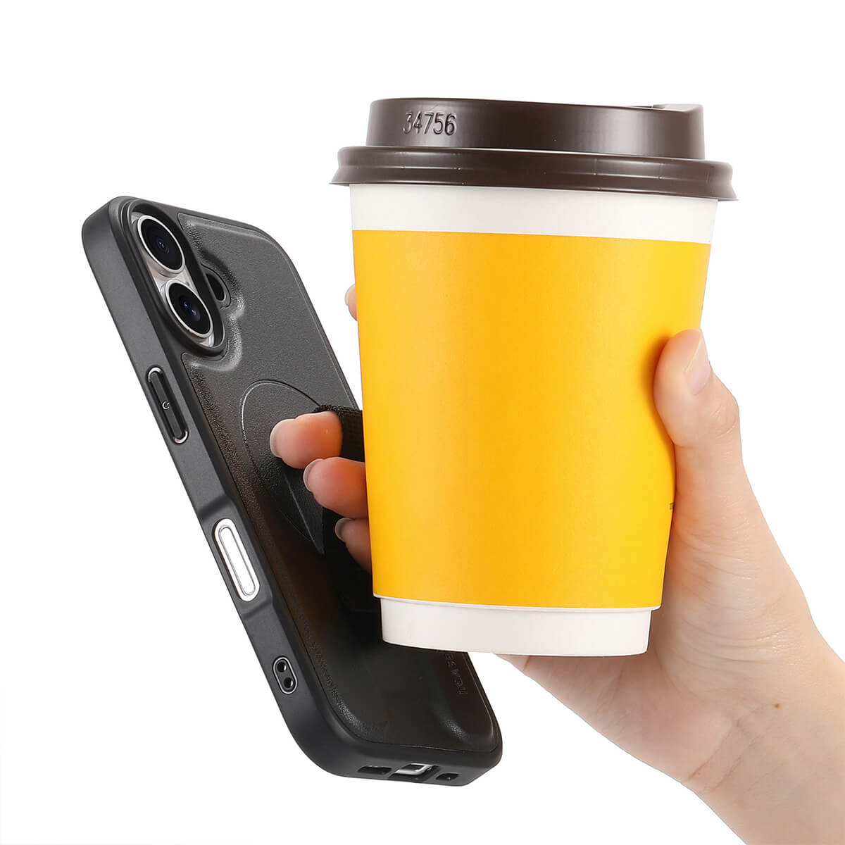 MagSafe Detachable Wallet iPhone Case - Black