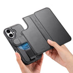MagSafe Detachable Wallet iPhone Case - Black