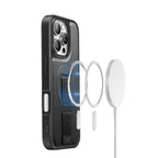 MagSafe Detachable Wallet iPhone Case - Black