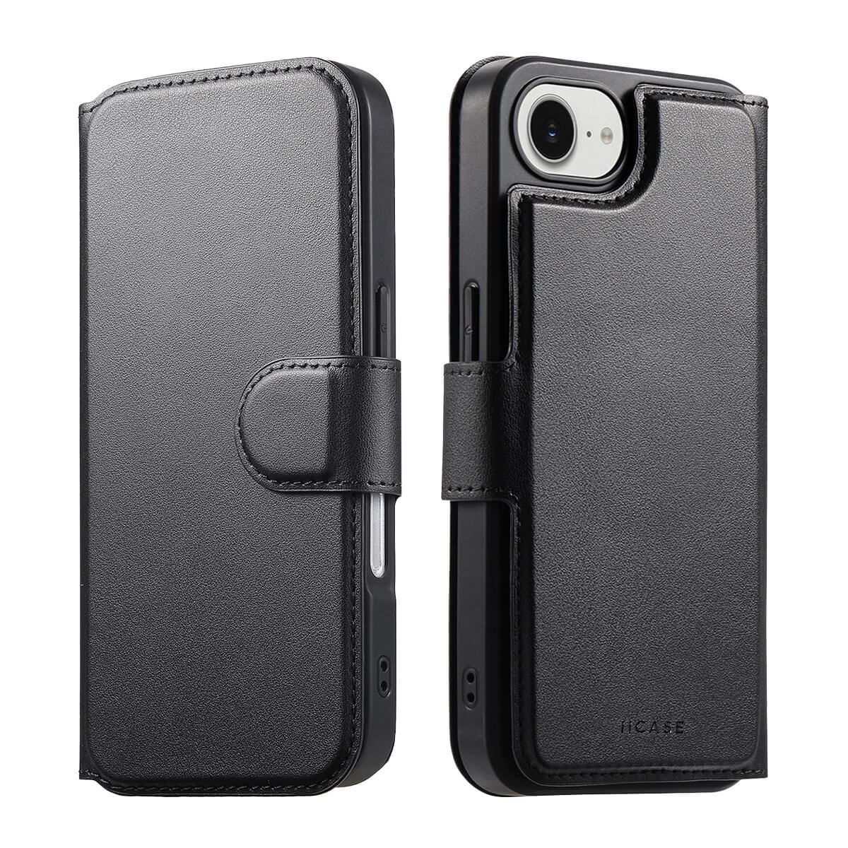 MagSafe Detachable Wallet iPhone Case - Black