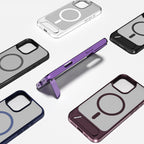 Kickstand Metalic Protective iPhone Case