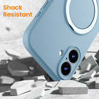 Silicone MagSafe iPhone Case with Ring