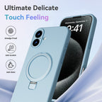 Silicone MagSafe iPhone Case with Ring