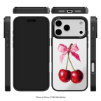 Cherry Charm Mirror iPhone Case