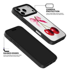 Cherry Charm Mirror iPhone Case