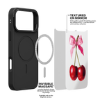 Cherry Charm Mirror iPhone Case