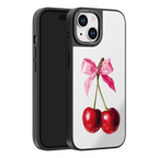 Cherry Charm Mirror iPhone Case