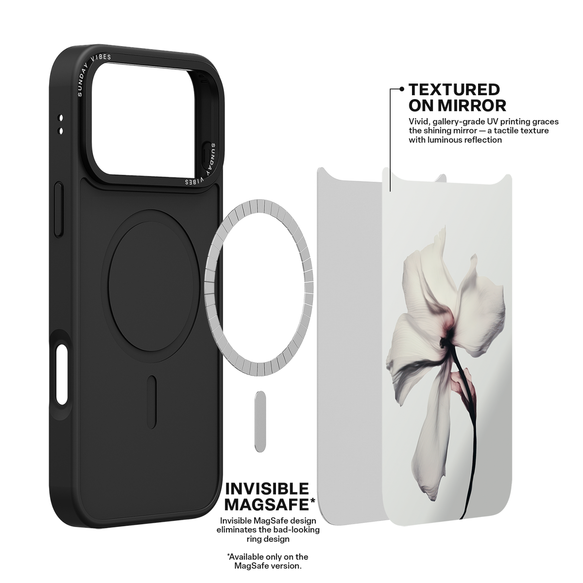 White Shadow iPhone Case