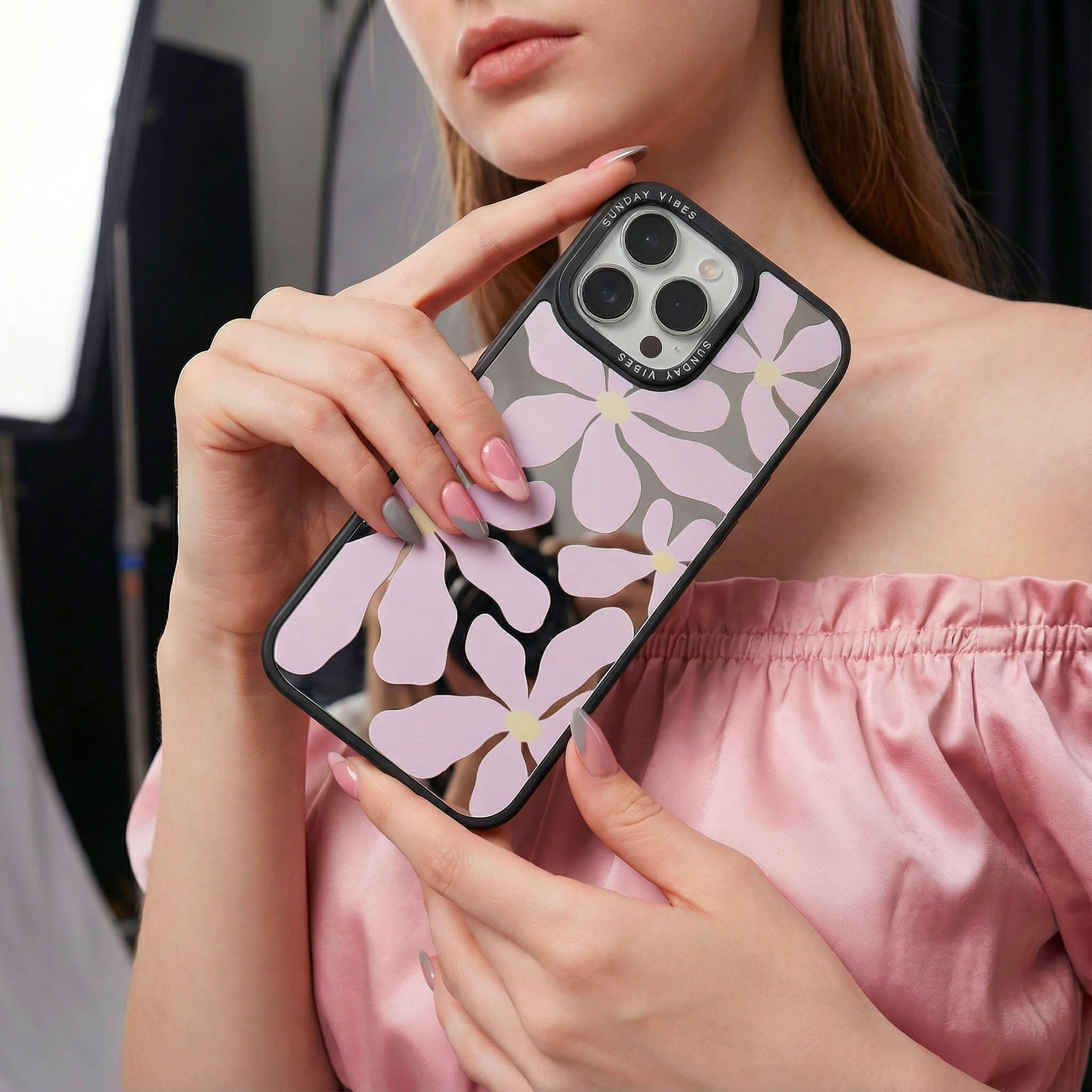 Bubblegum Bloom iPhone Case