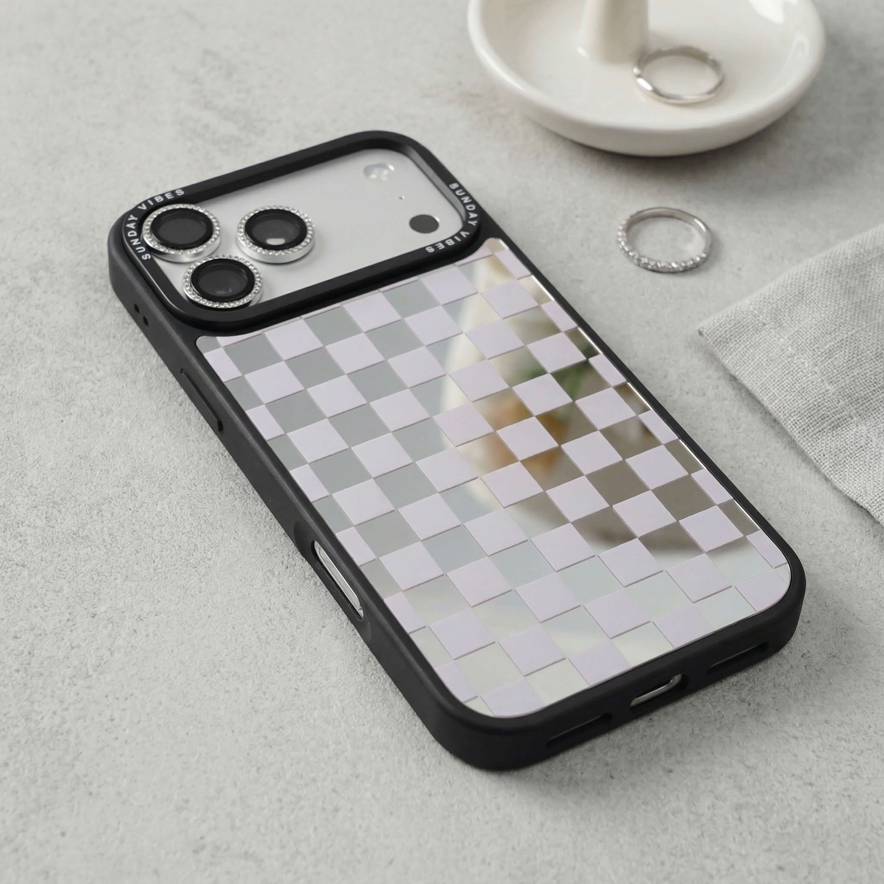 Pink Glitch iPhone Case