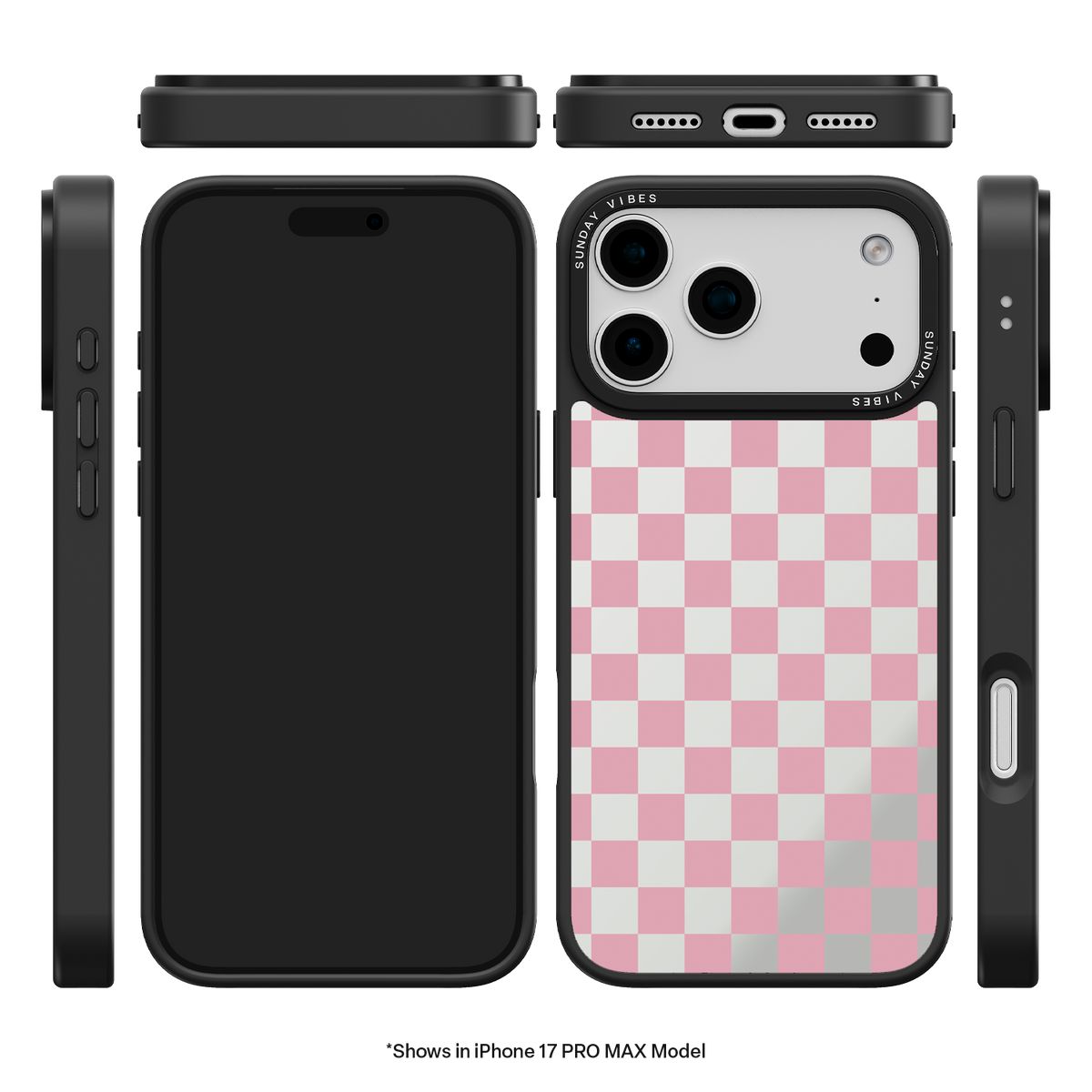 Pink Glitch iPhone Case