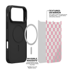 Pink Glitch iPhone Case