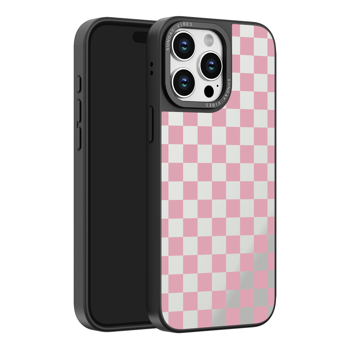 Pink Glitch iPhone Case