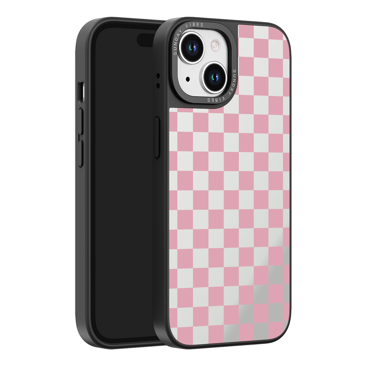 Pink Glitch iPhone Case
