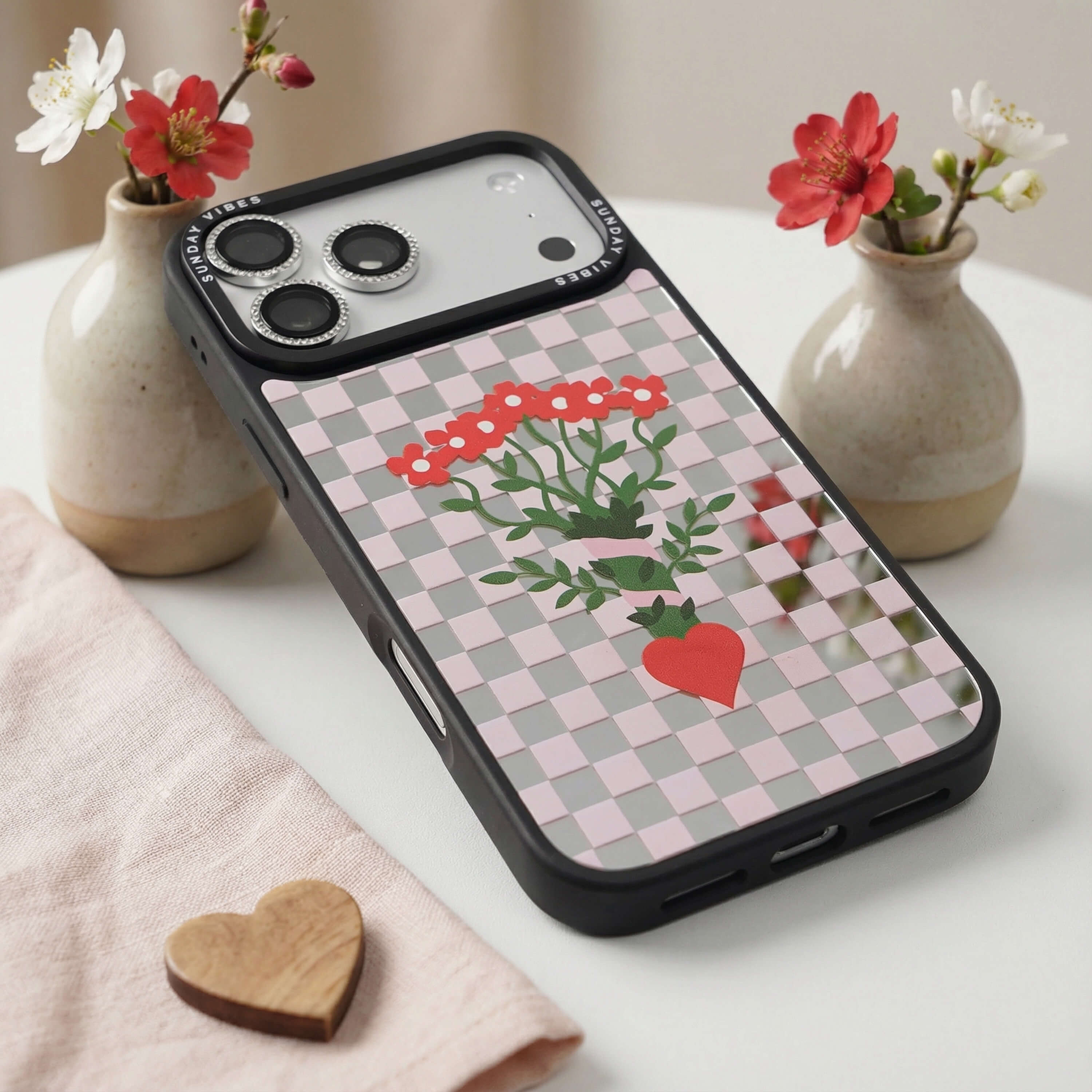Love Check iPhone Case