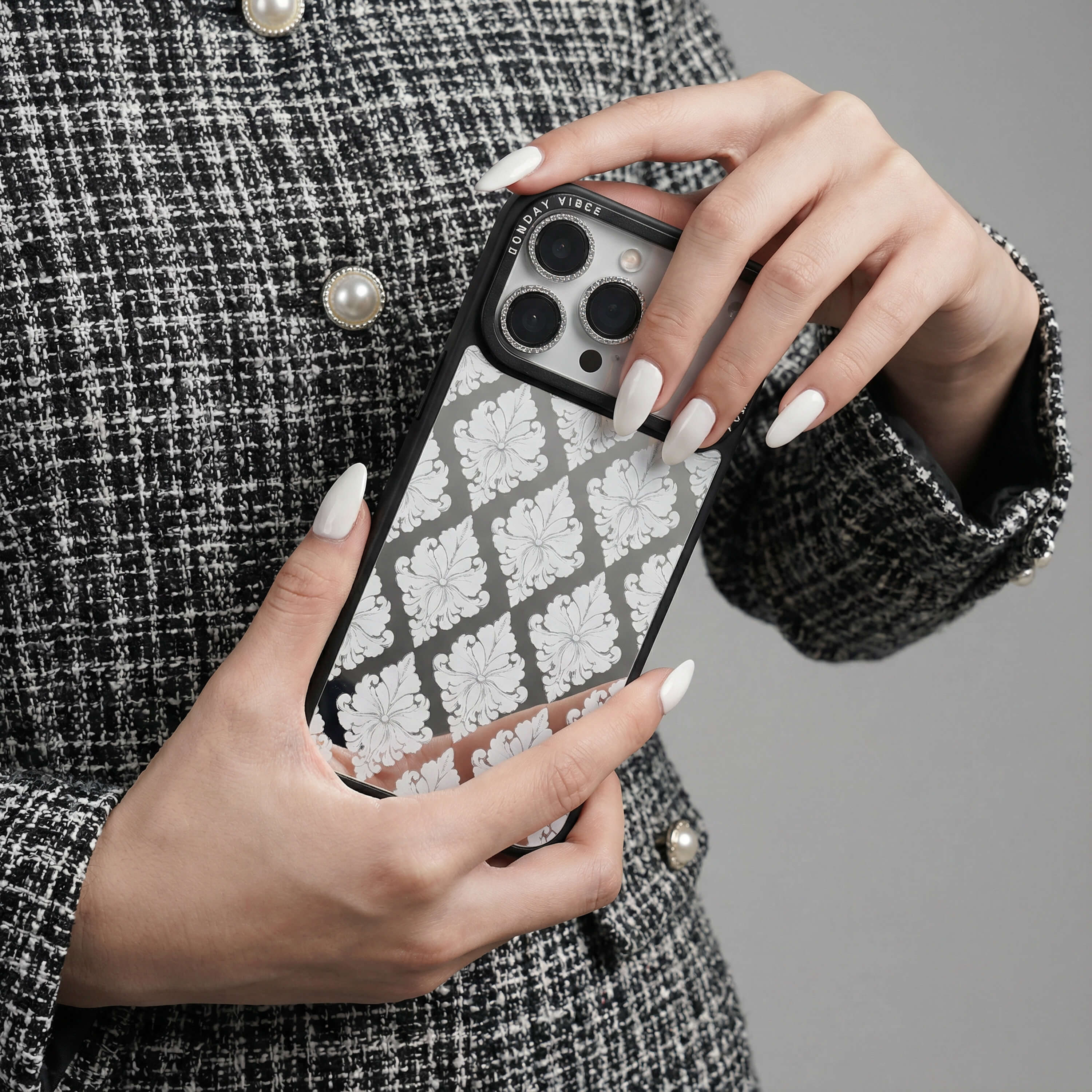 Phantom Brocade iPhone Case