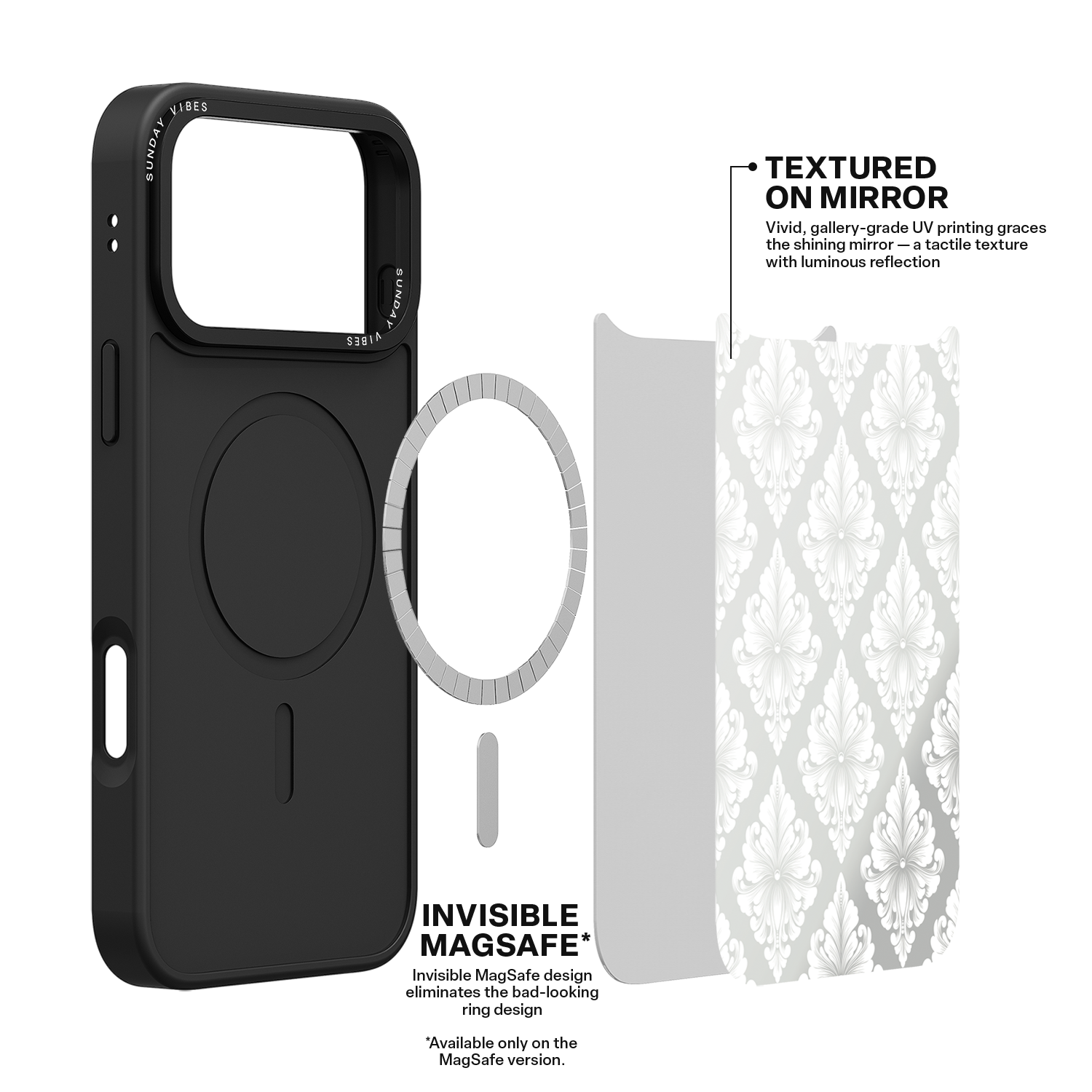 Phantom Brocade iPhone Case