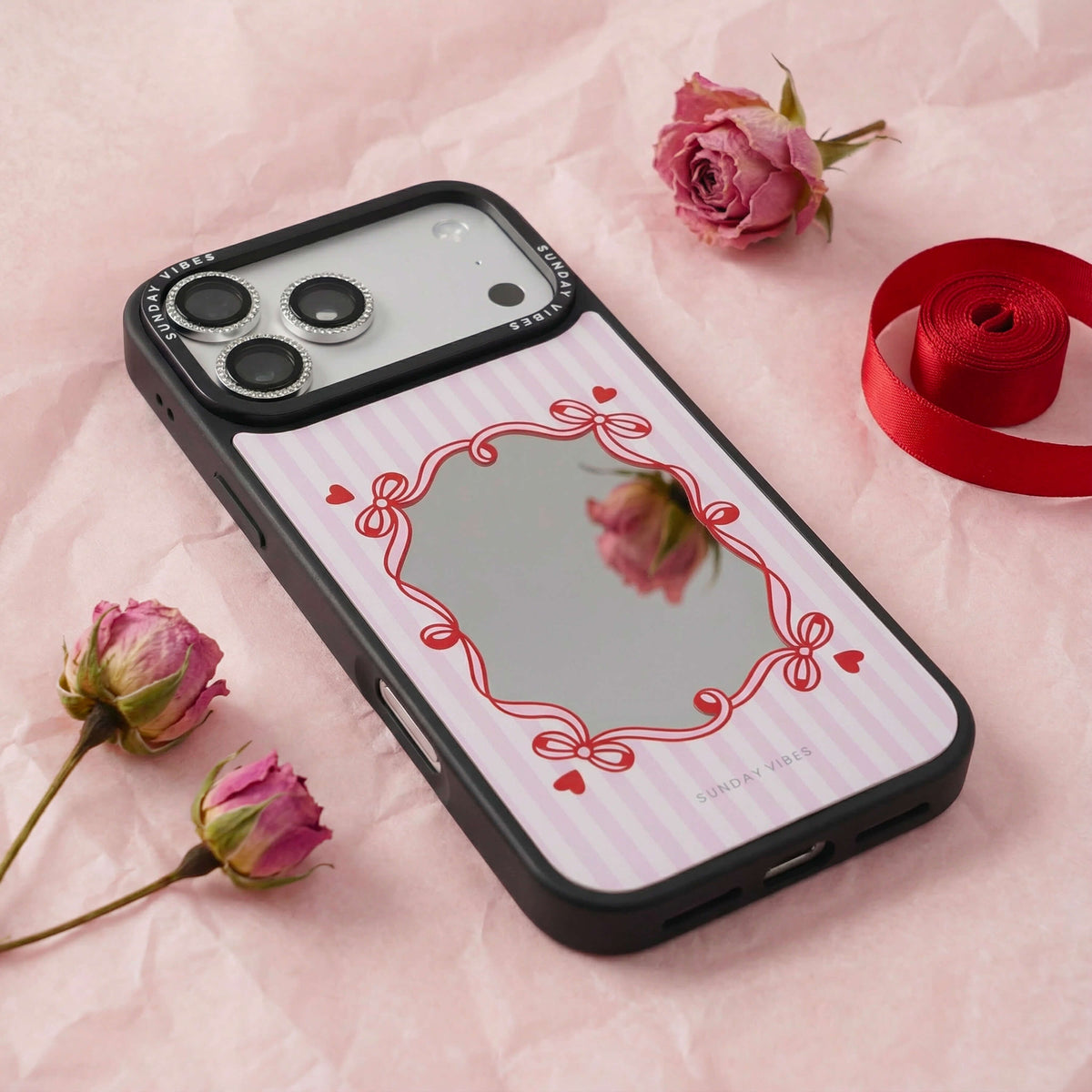Candy Stripe Glance iPhone Case