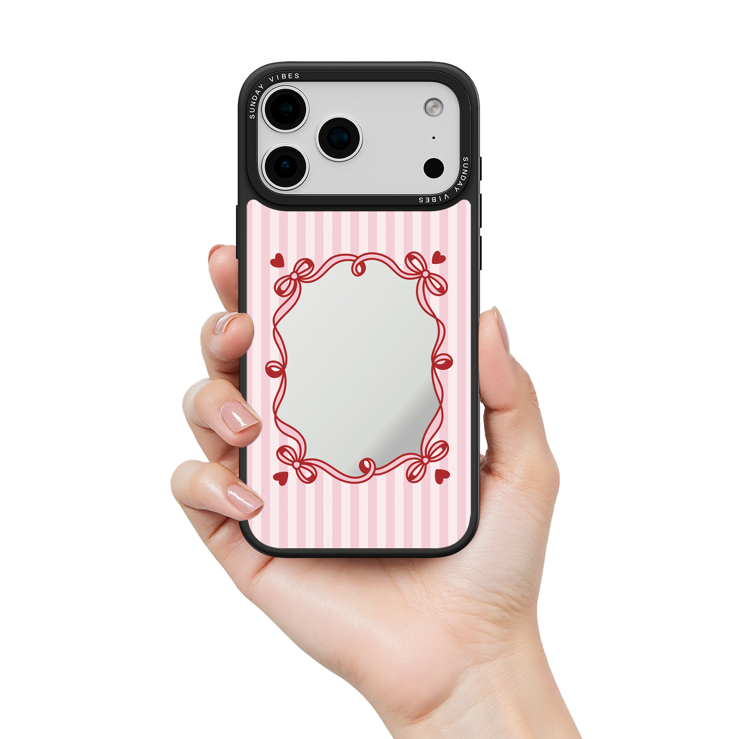 Candy Stripe Glance iPhone Case