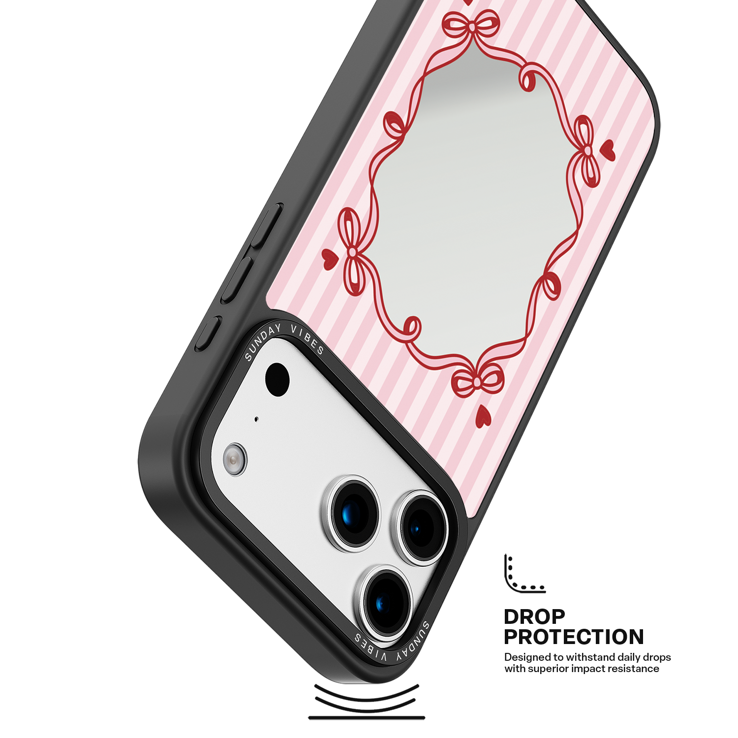 Candy Stripe Glance iPhone Case