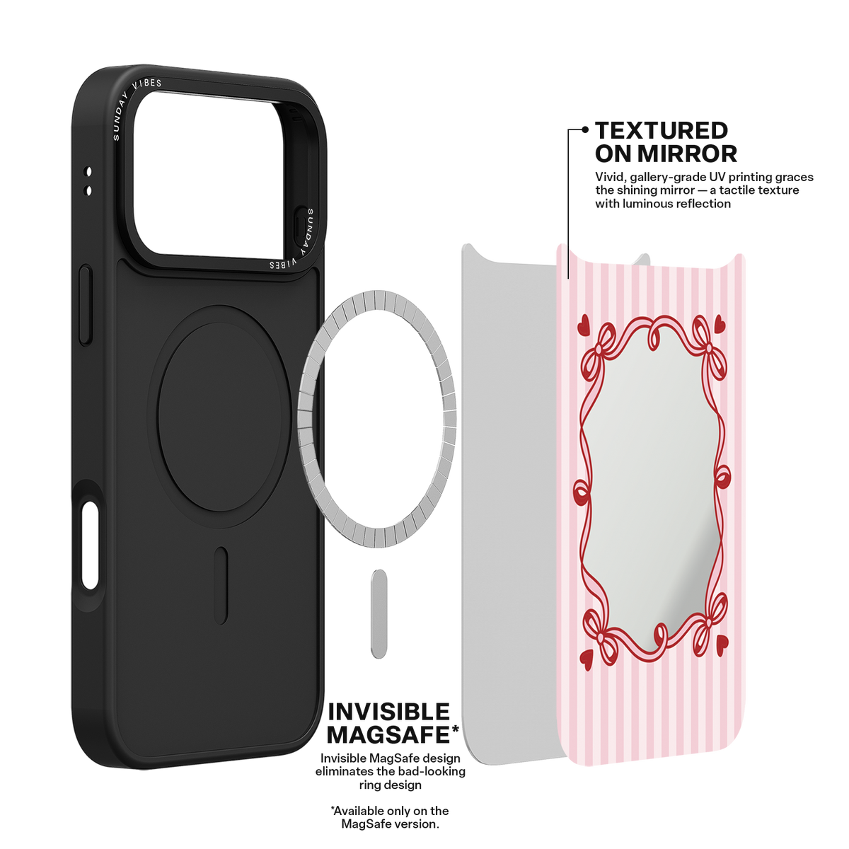 Candy Stripe Glance iPhone Case