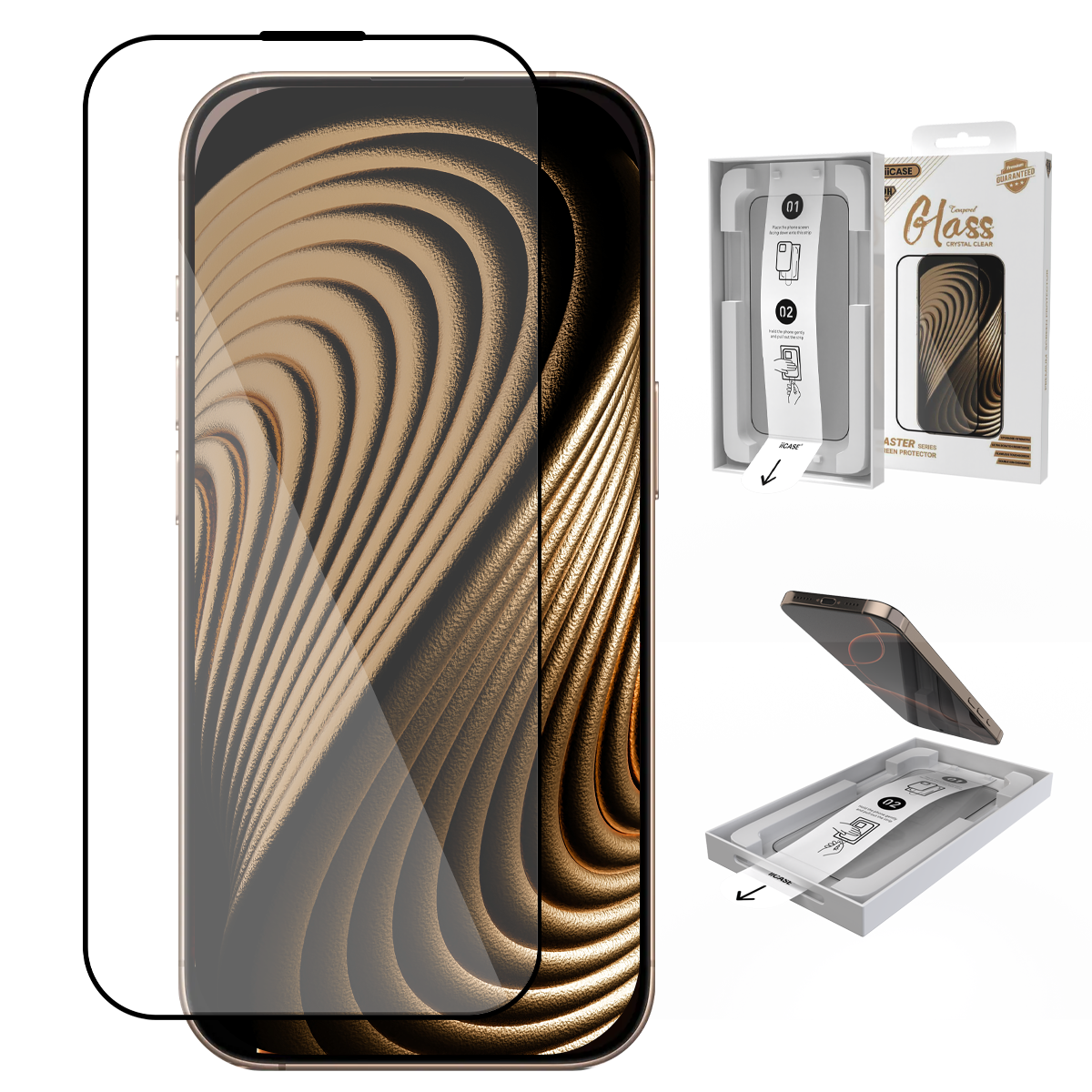 Master Series Premium Tempered Glass iPhone Screen Protector