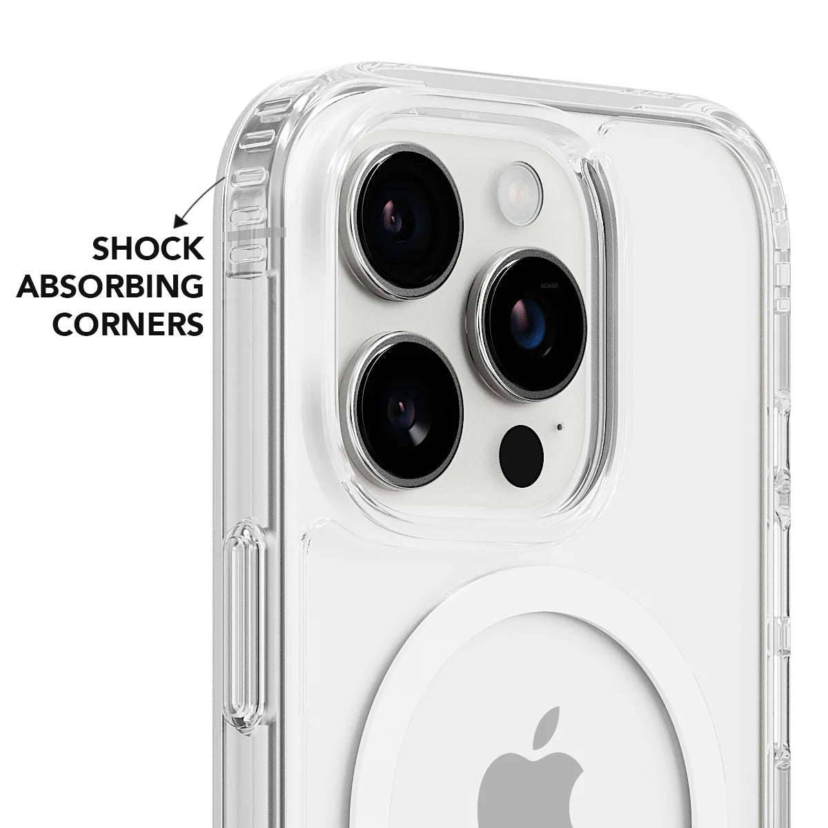 Military Protection Clear MagSafe iPhone Case