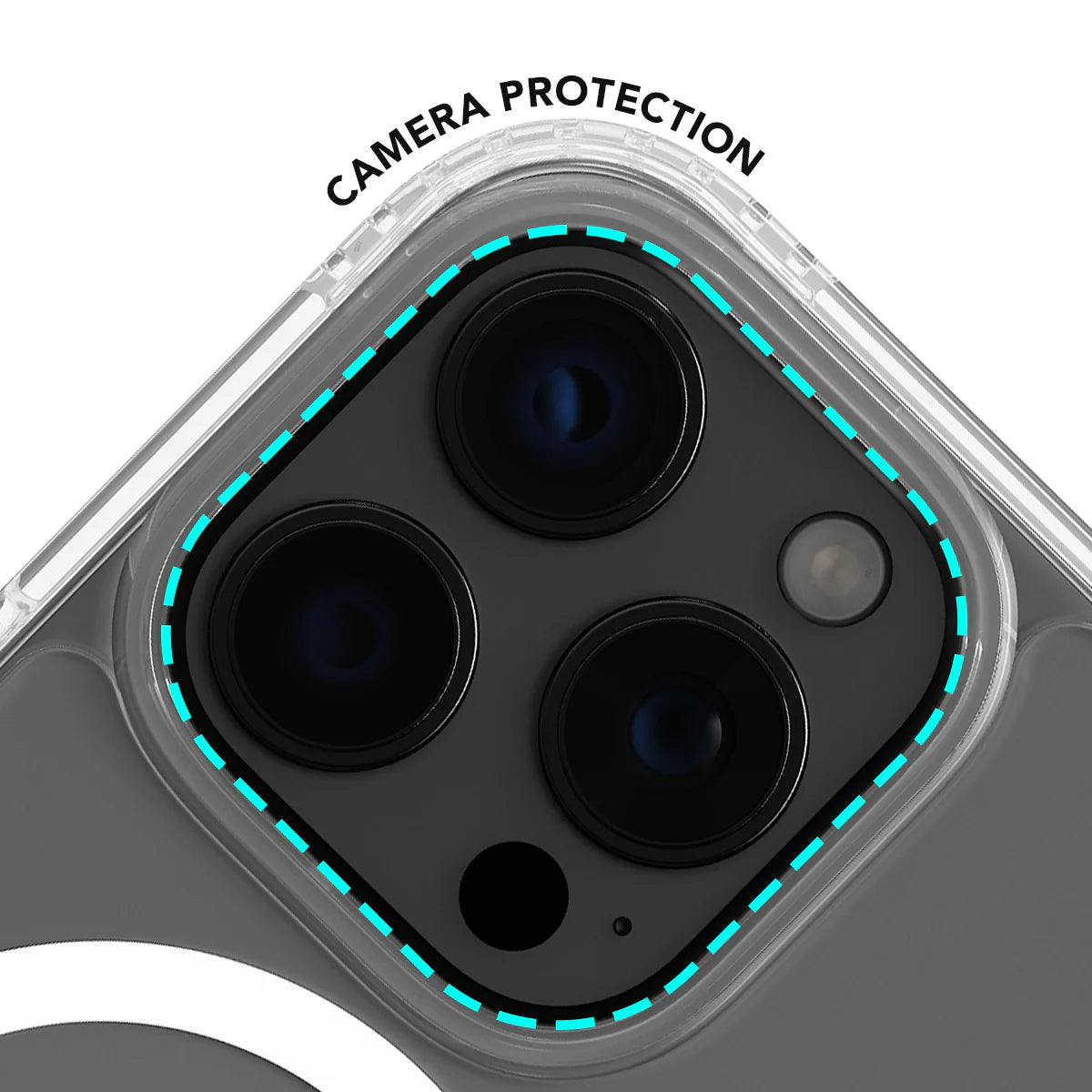 Military Protection Clear MagSafe iPhone Case