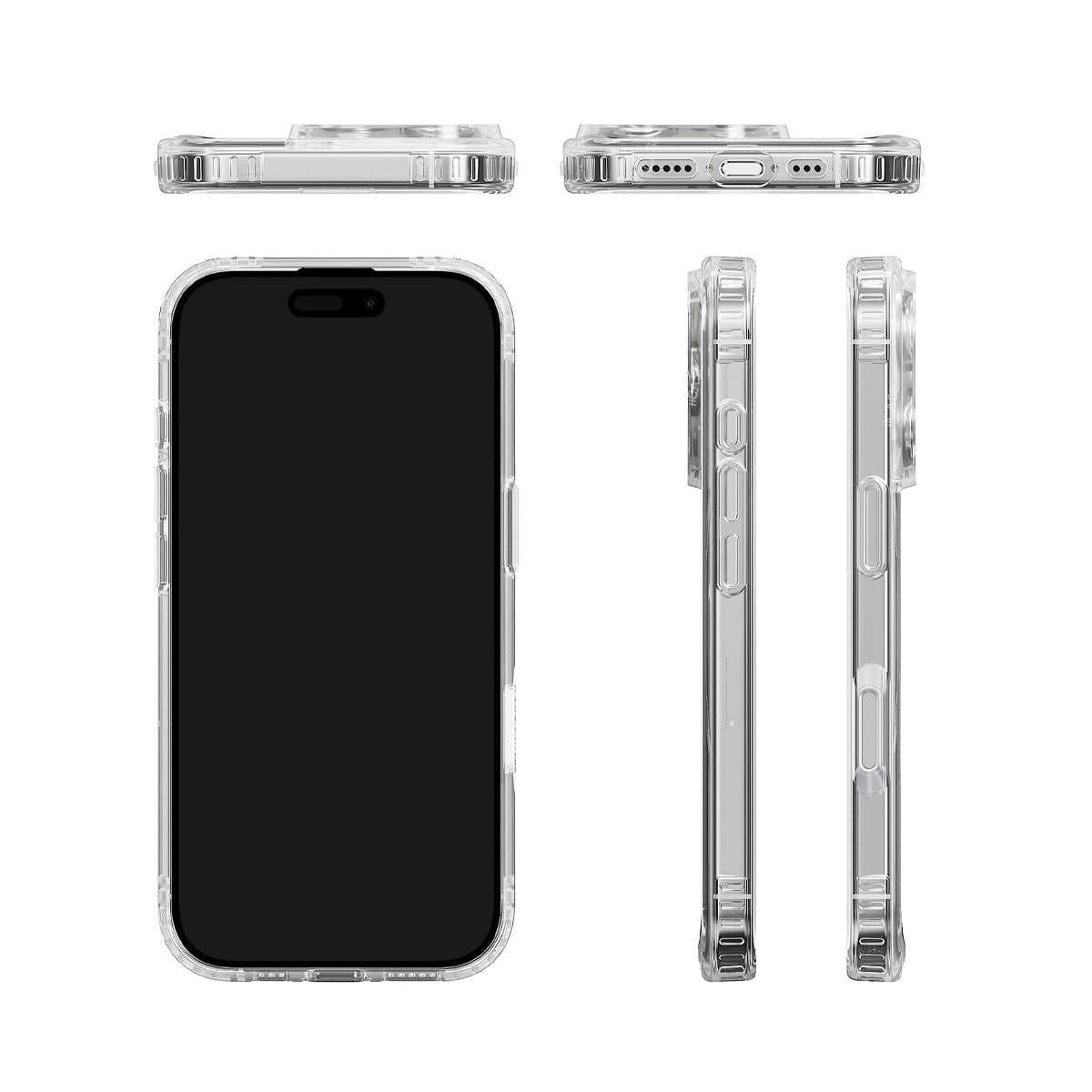 Military Protection Clear MagSafe iPhone Case