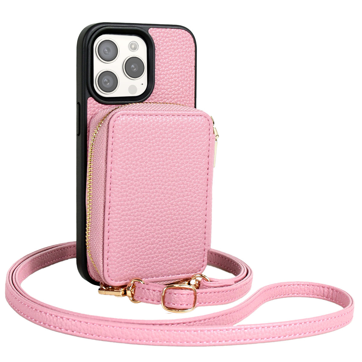 Leather iPhone Case With Shoulder Strap