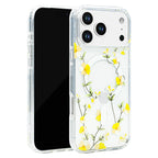Yellow Floral MagSafe iPhone Case