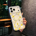 Yellow Floral MagSafe iPhone Case