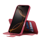 MagSafe Detachable Wallet iPhone Case - Burgundy
