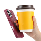 MagSafe Detachable Wallet iPhone Case - Burgundy