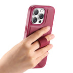 MagSafe Detachable Wallet iPhone Case - Burgundy
