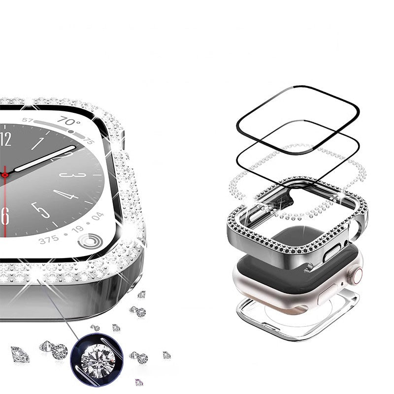 Crystal All-in-one Fashion Apple Watch Protection Case - iiCase