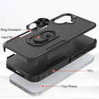 Defence Armor With Ring Ultra Protective iPhone Case