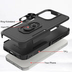 Defence Armor With Ring Ultra Protective iPhone Case