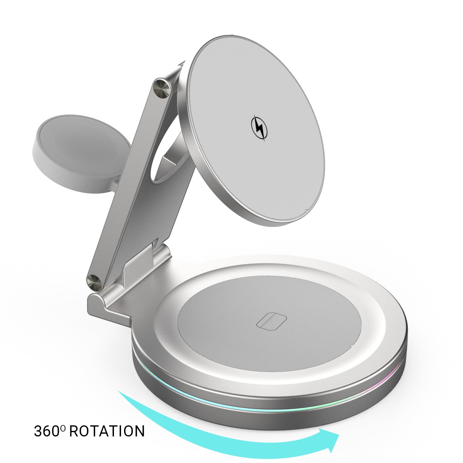 Desktop 3-in-1 MagSafe Wireless Charging Station