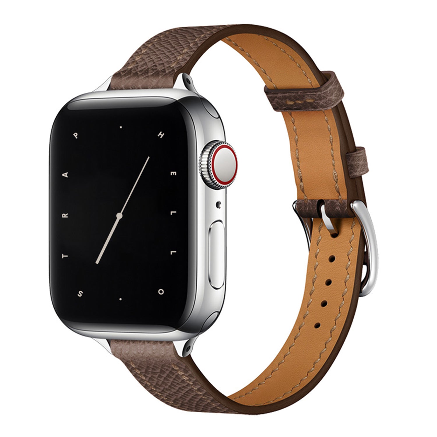 Chic Leather Single Tour - A Luxurious and Slim Apple Watch Strap
