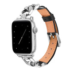 Embellished Crystal Leather Chain - iiCase